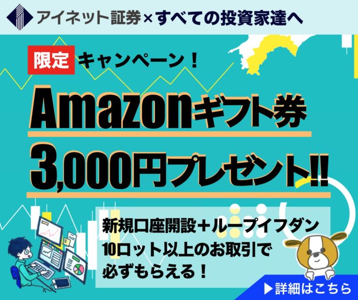 アイネット証券タイアップキャンペーン